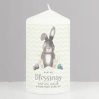 Personalised Easter Bunny Pillar Candle Extra Image 3 Preview